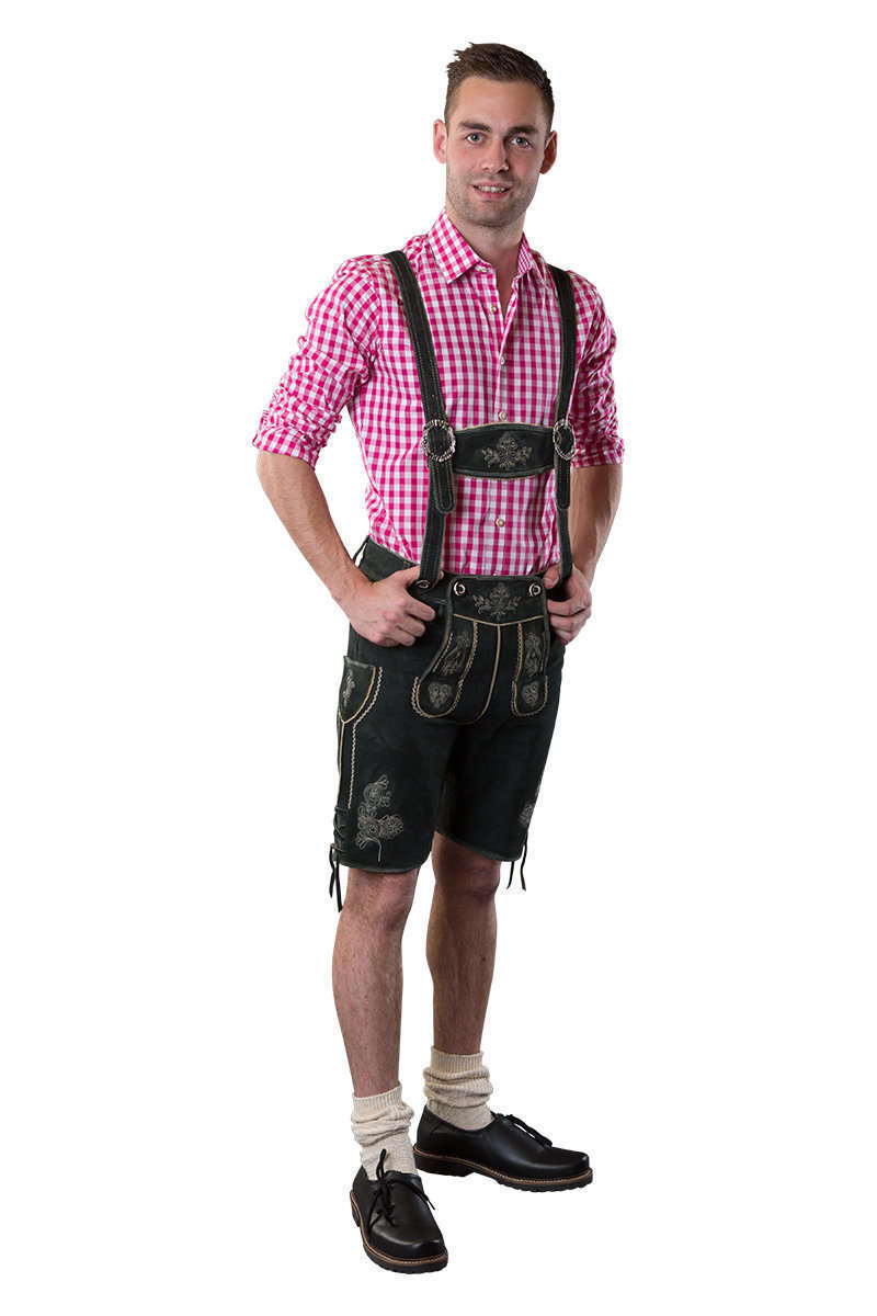Trachtenset Kurz Altschwarz Fesche Manner Slim Fit Trachtenset 5 Teilig Kurz Trachtenset 5 Teilig Herren Trachten Werner
