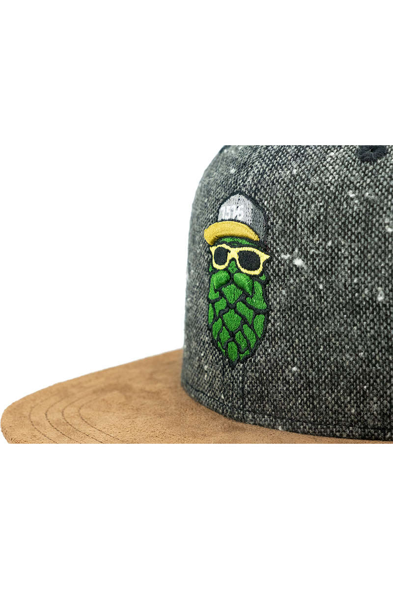 Snapback Cap HOPFINATOR anthrazit Bild 2