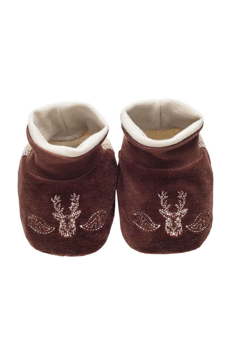 Baby Trachten Schuhe Jungs dunkelbraun