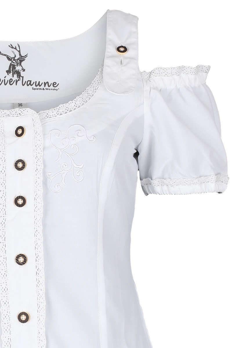 Trachten Carmenbluse weiss Bild 2