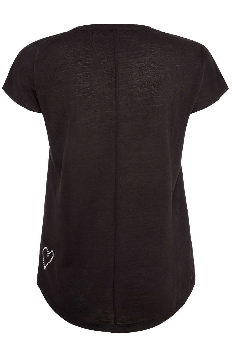 Damen T-Shirt 'Kaiserin Sissi' schwarz Bild 2