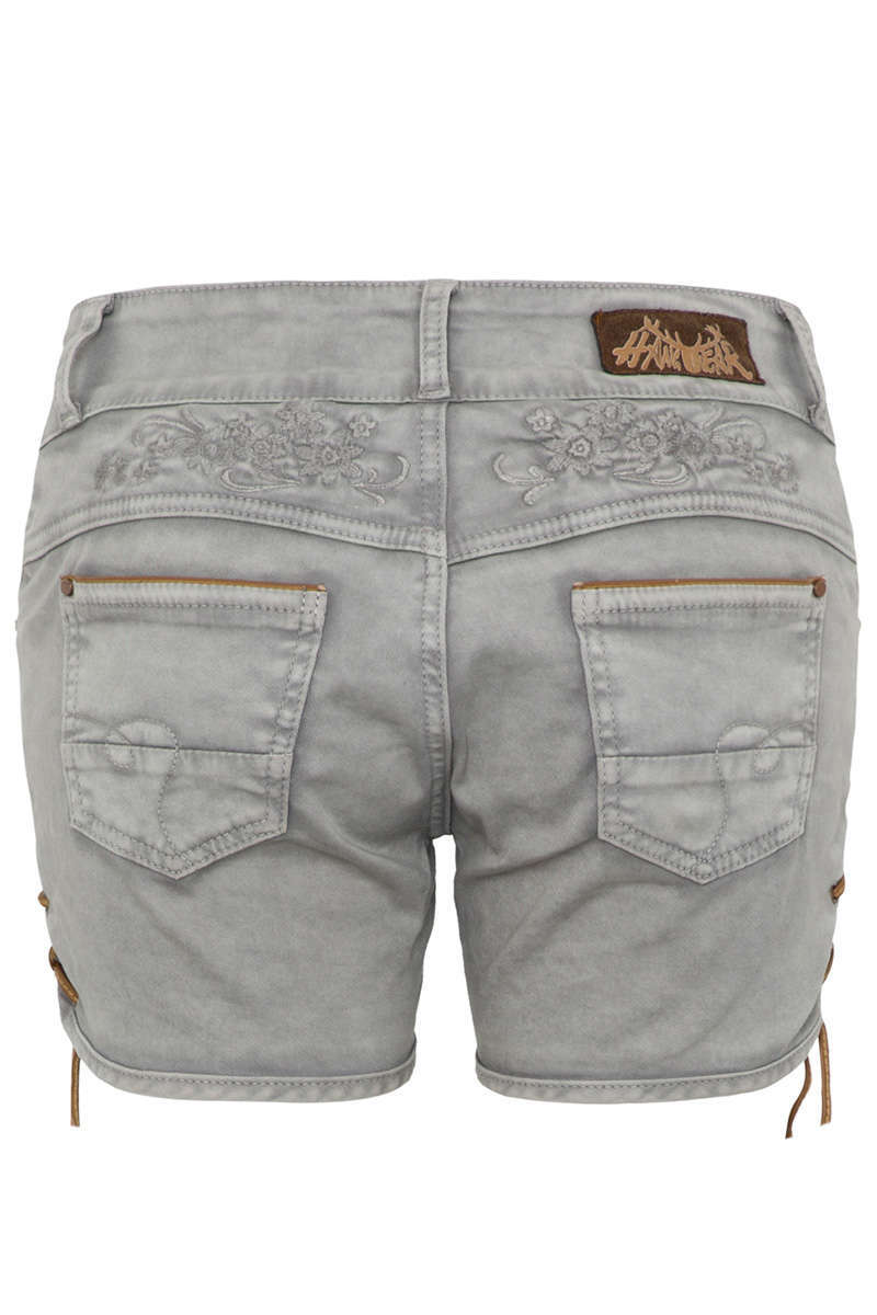 Damen Trachten Jeansshorts hellgrau Bild 2