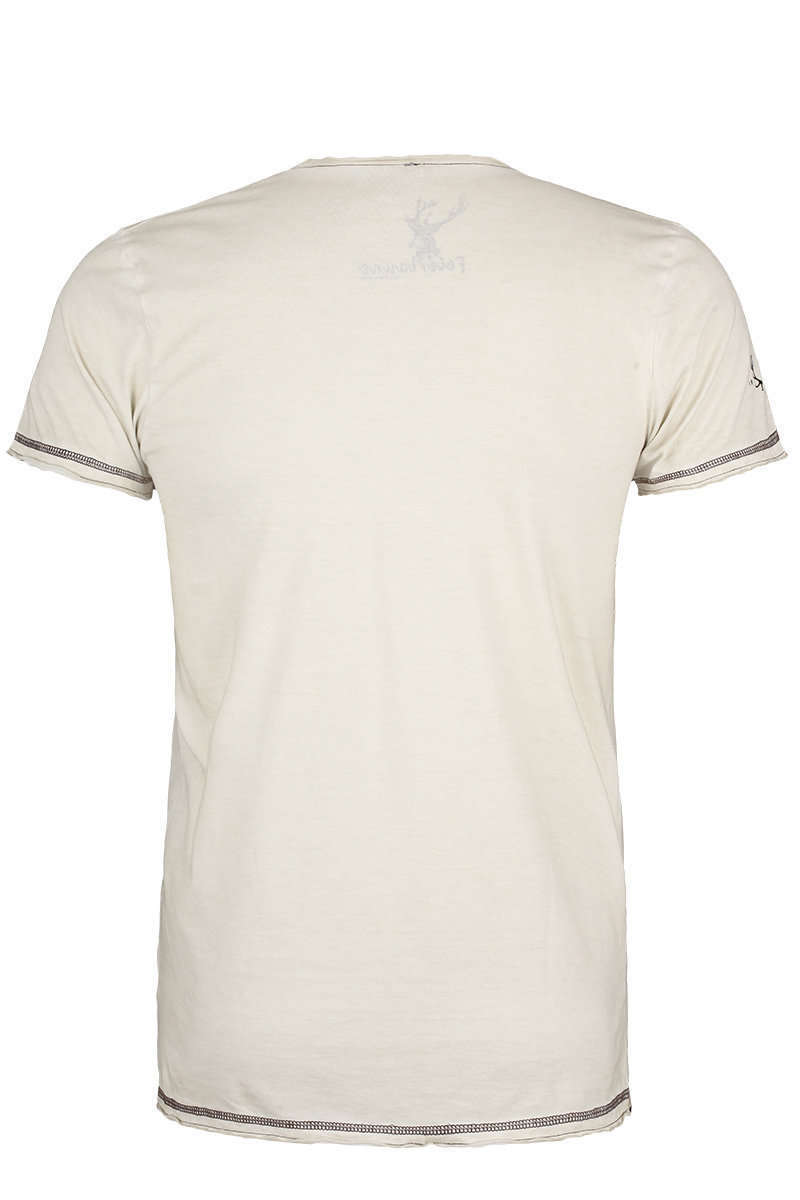 Herren Trachten T-Shirt 'Alpenrocker' grau Bild 2