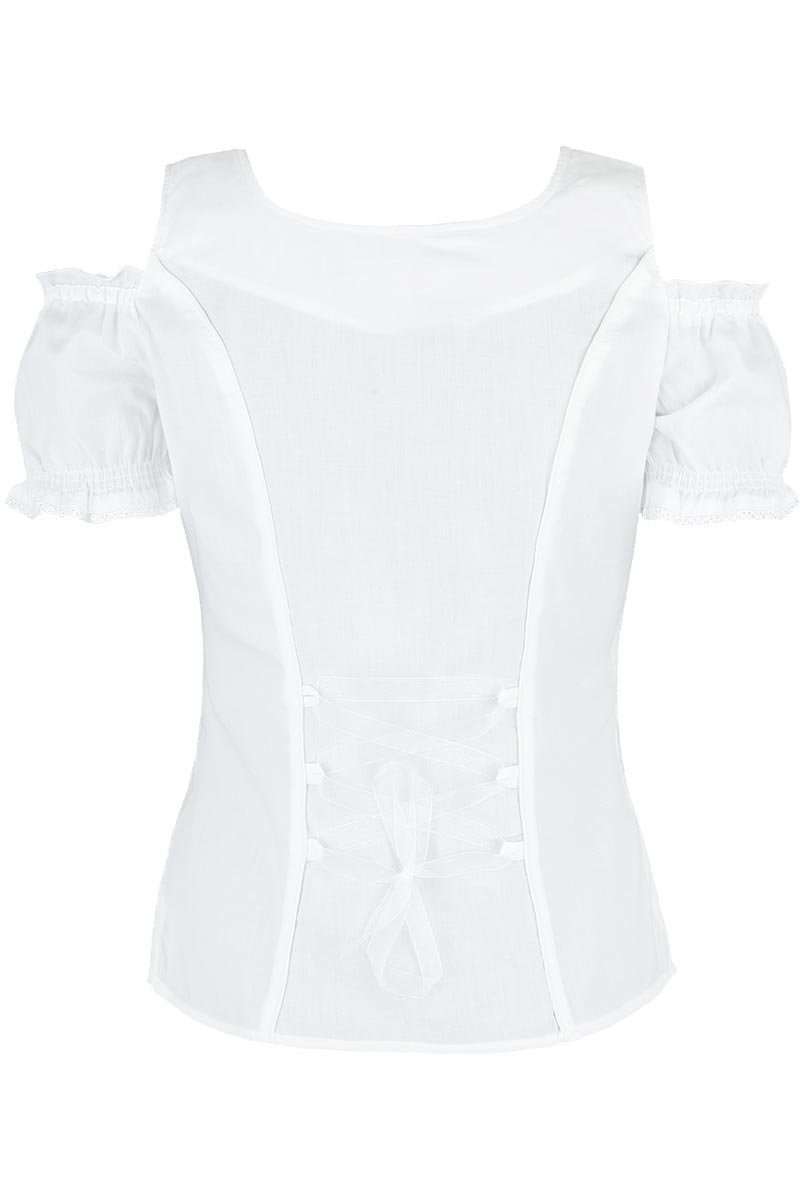 Carmenbluse uni wei Bild 2