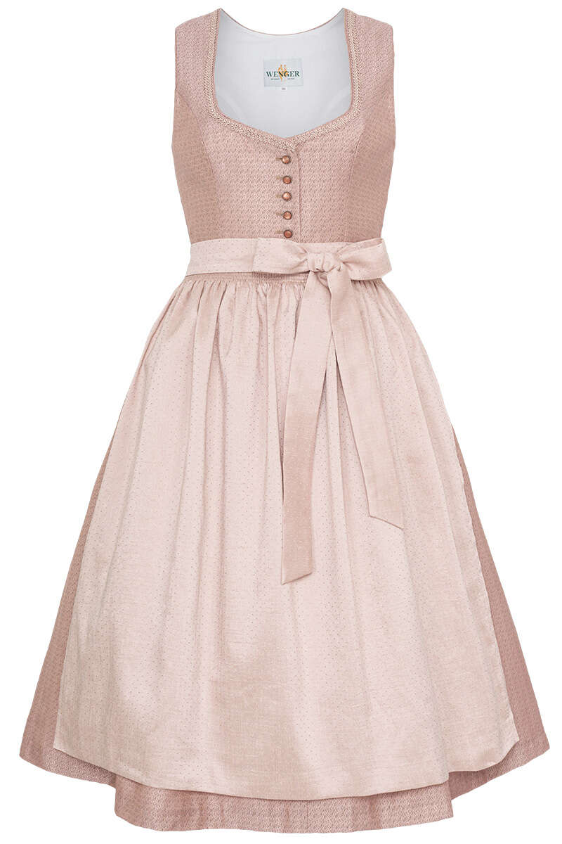 Midi-Dirndl altrosa