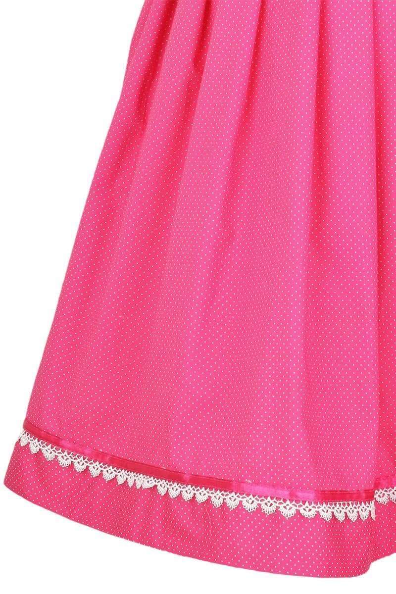 Dirndl kurz braun pink Bild 2