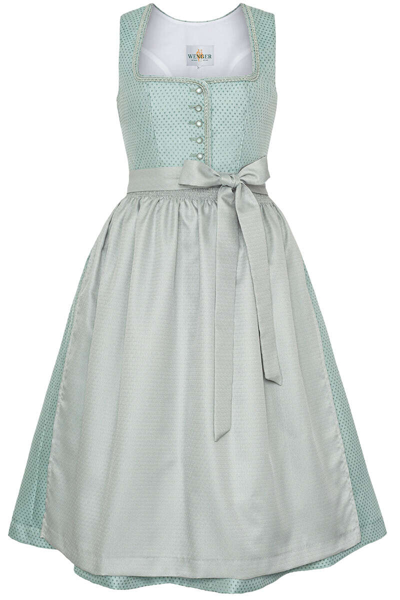 Damen Midi-Dirndl jadegrn