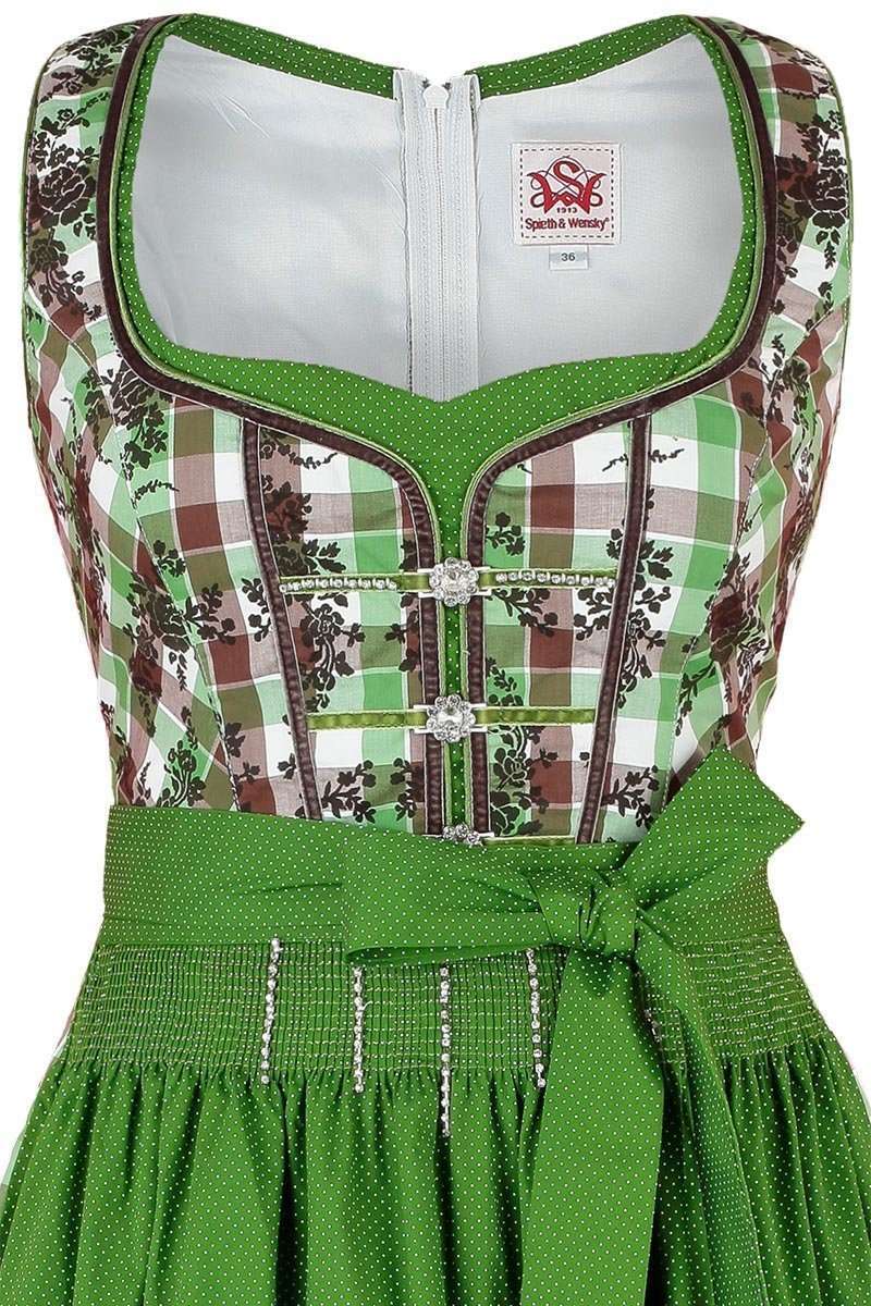 Dirndl mittel kariert mit 2 Schrzen Bild 2