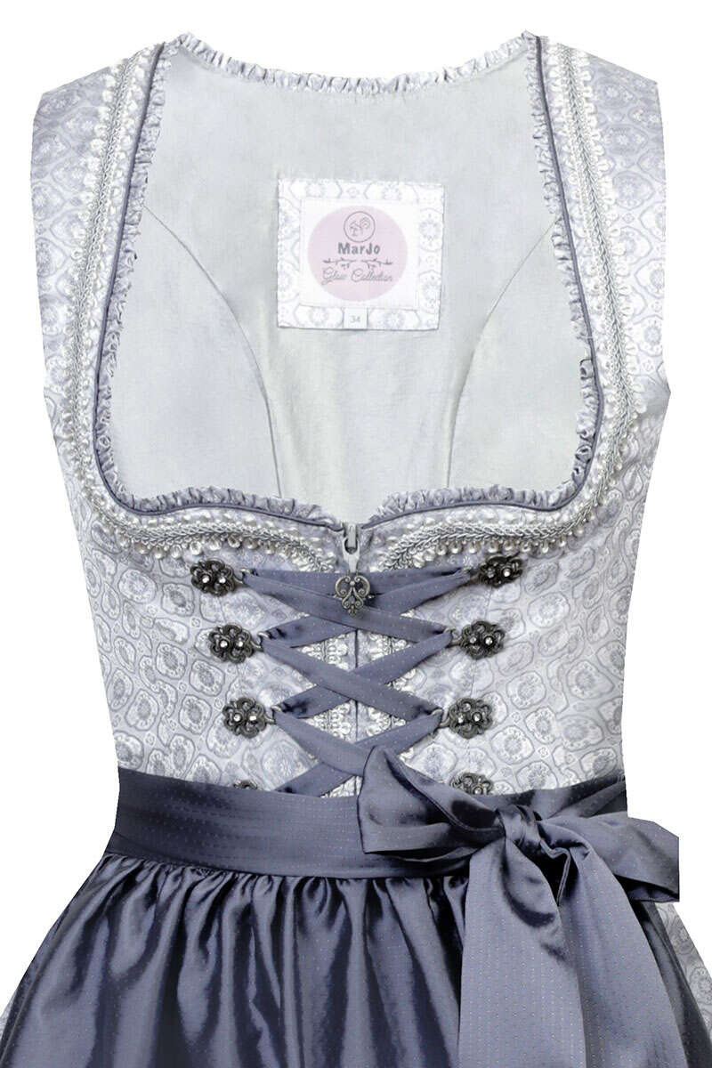 Mini-Dirndl silber/bleu Bild 2