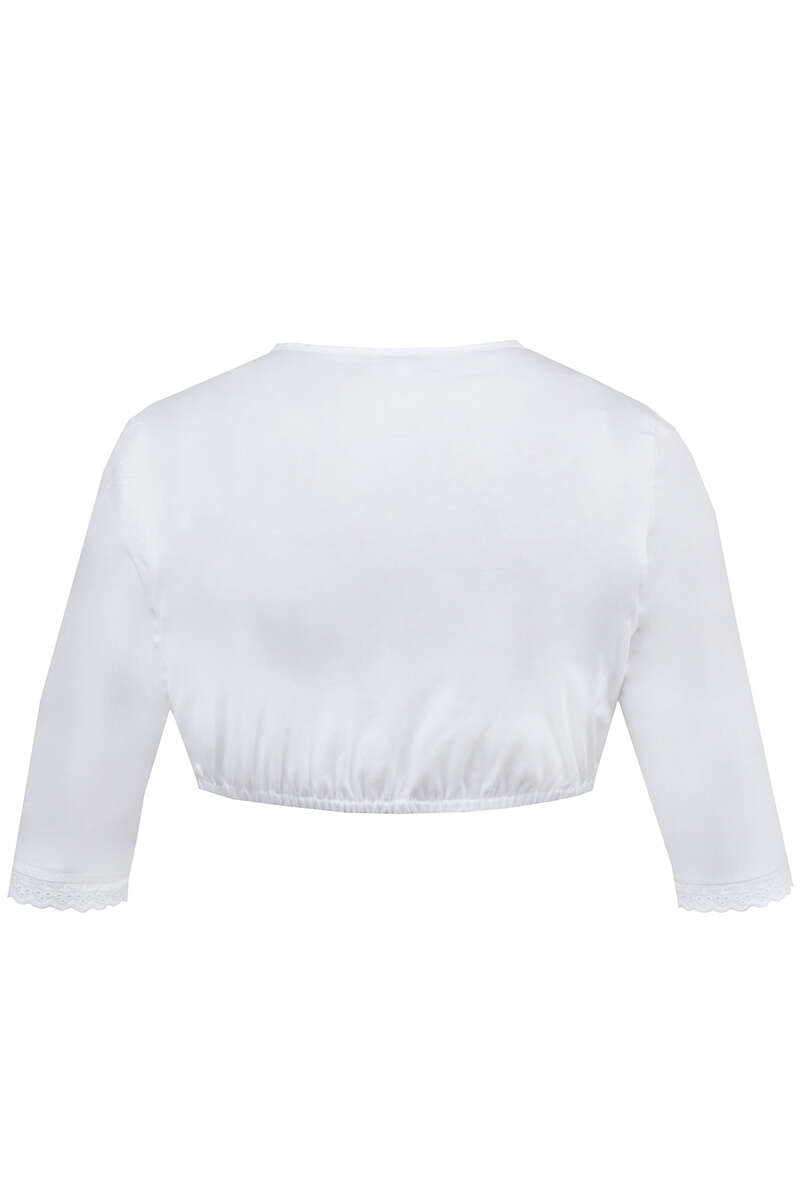 Dirndl Bluse 3/4-Arm weiss Bild 2