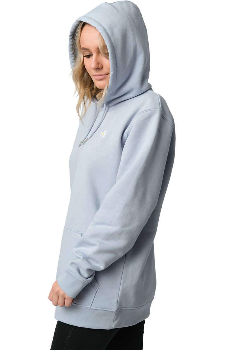 Kapuzen-Hoodie 'Edelwei' unisex hellbllau Bild 2