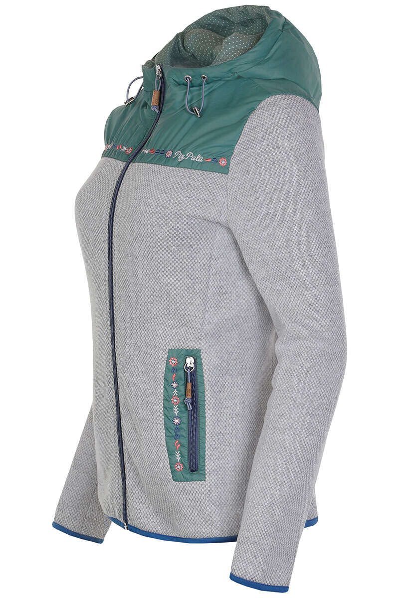 Damen Outdoor-Jacke grau/grn Bild 2