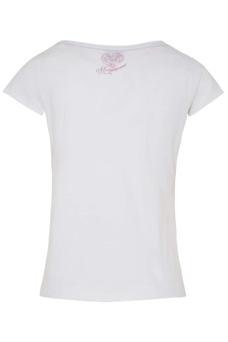 Damen T-Shirt mit Edelweiß offwhite Bild 2