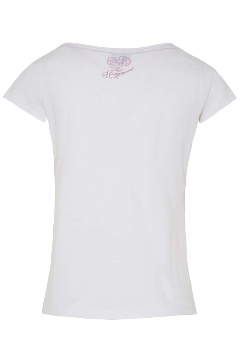 Damen T-Shirt mit Edelwei offwhite Bild 2