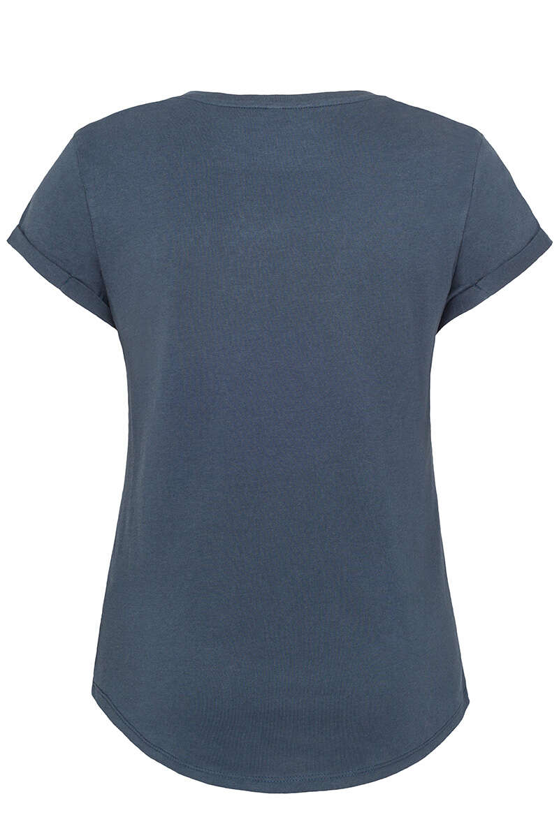 Damen T-Shirt 'Pippilotta Viktualia' dunkelblau Bild 2