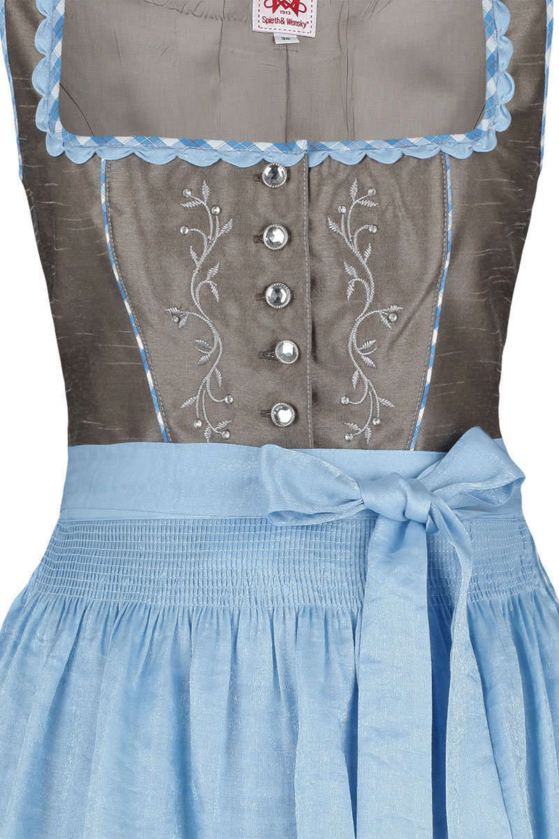 Dirndl kurz blau Bild 2