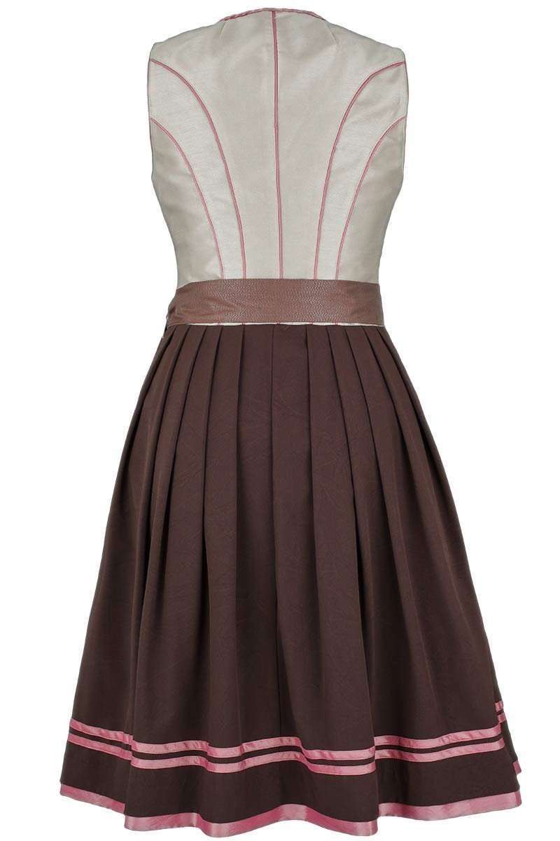 Dirndl kurz beige / nuss / ros Bild 2