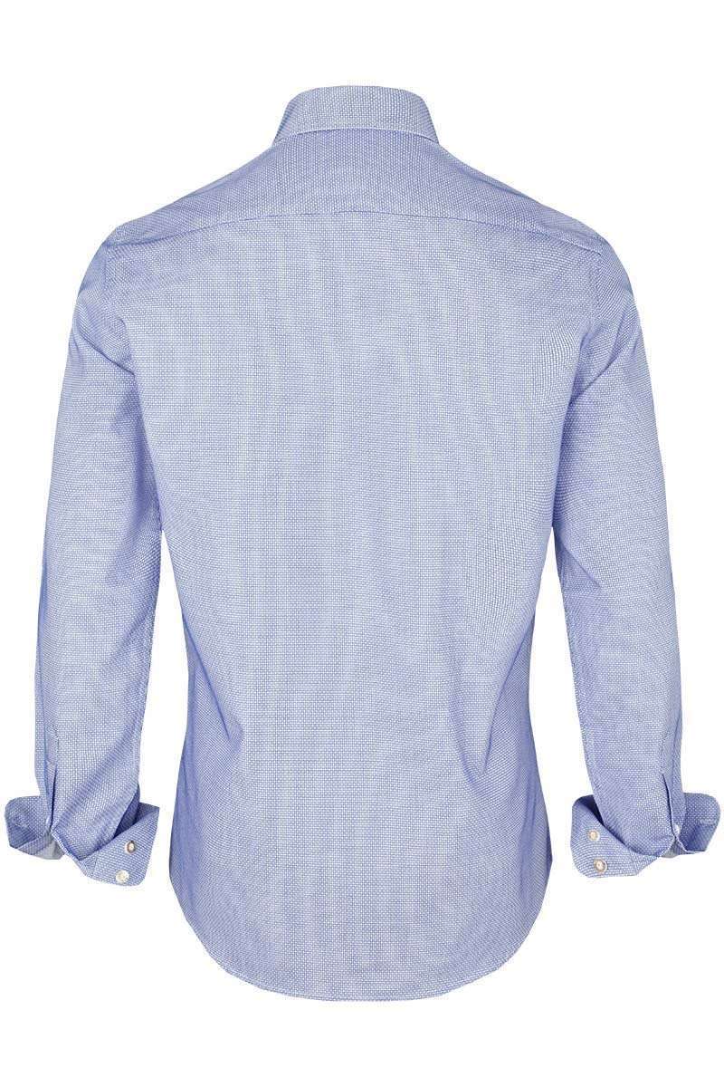 Hemd Slim Fit Struktur blau Bild 2