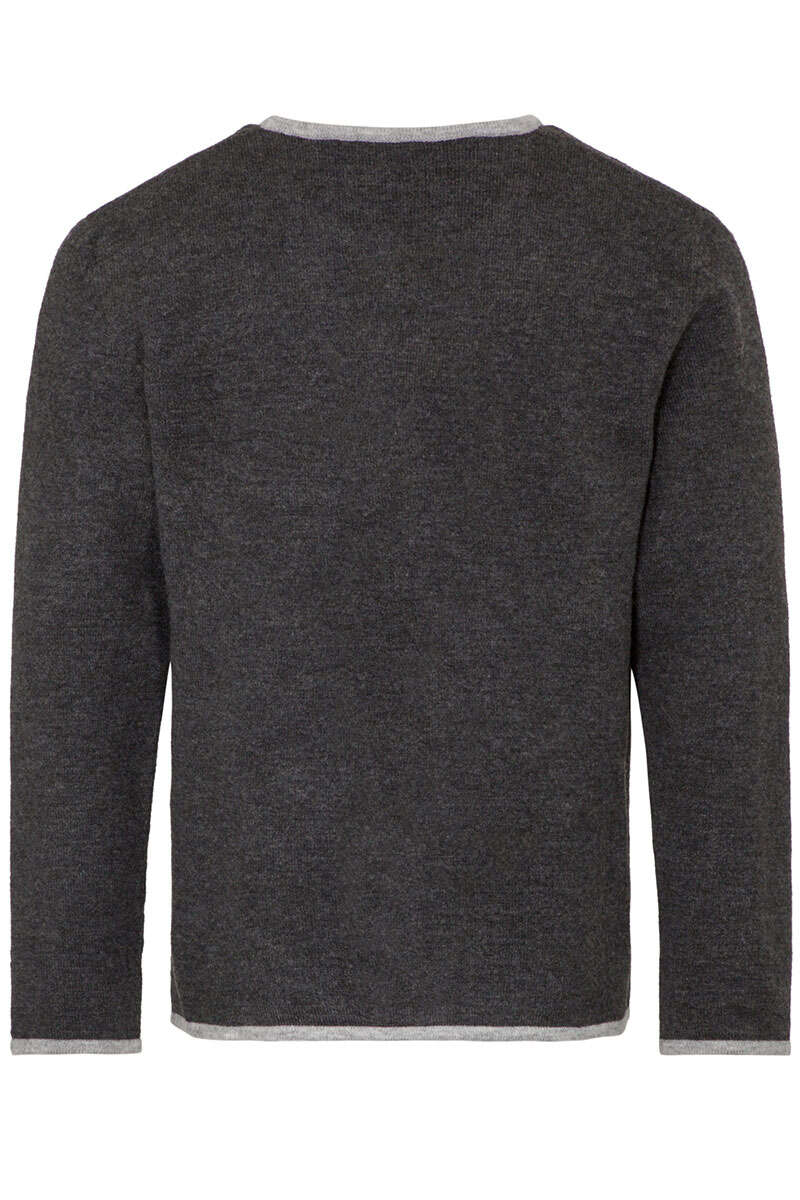 Herren Strickjanker anthrazit Bild 2