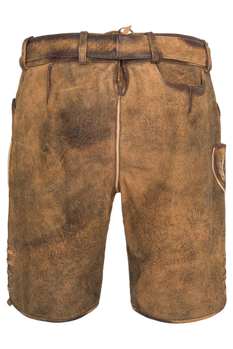 Herren Lederhose 'Knig Ludwig' braun Bild 2