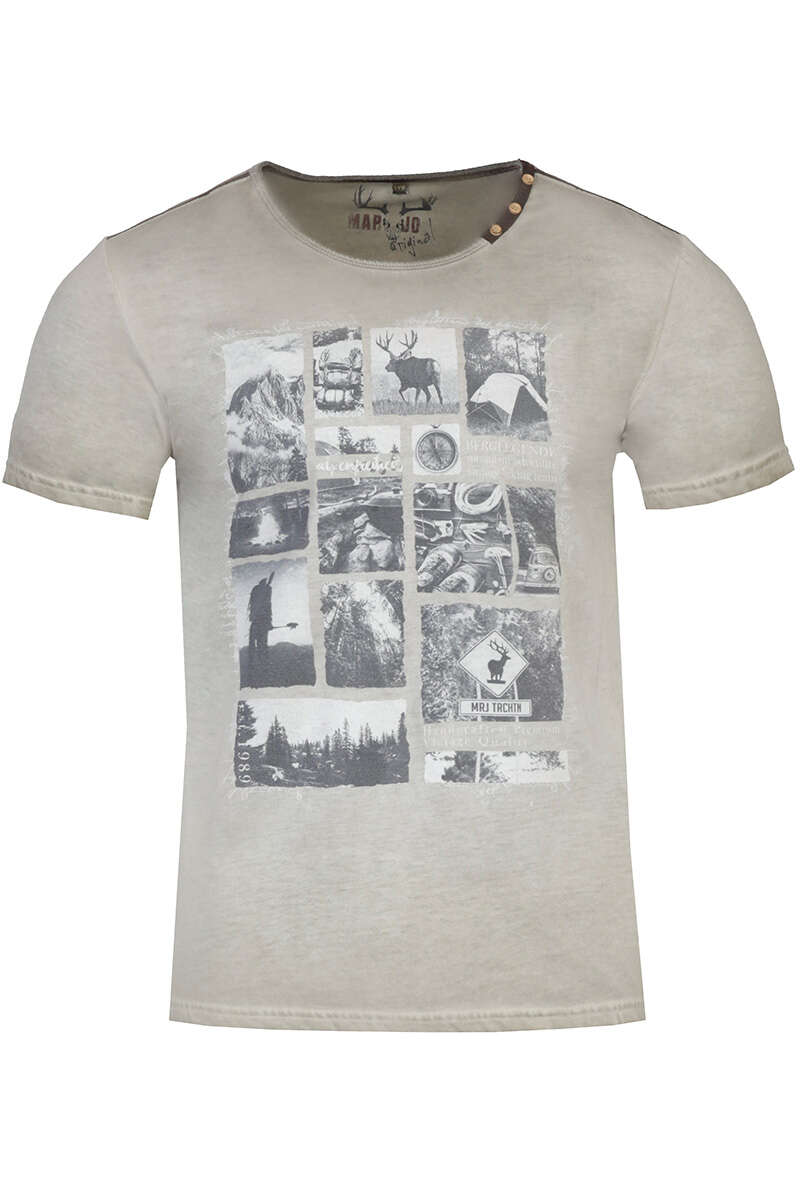 Herren T-Shirt 'Berglegende' schlamm