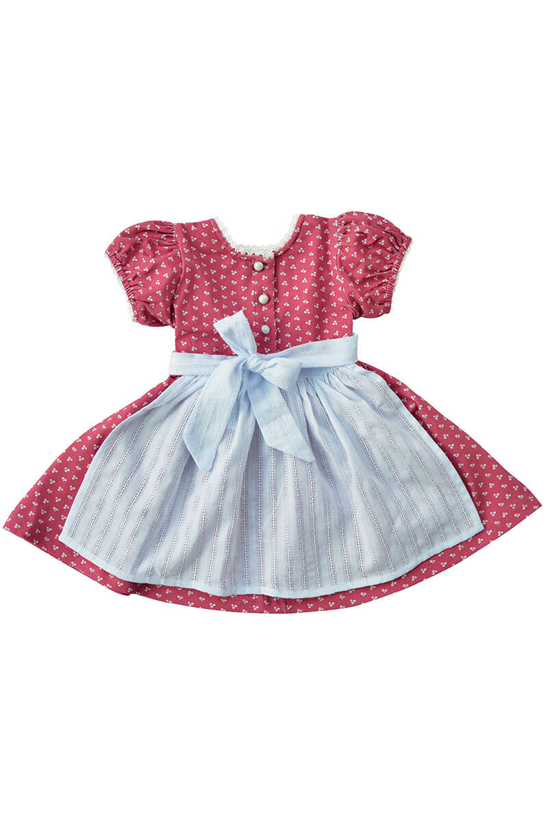 BABY Dirndl geblmt rot wei