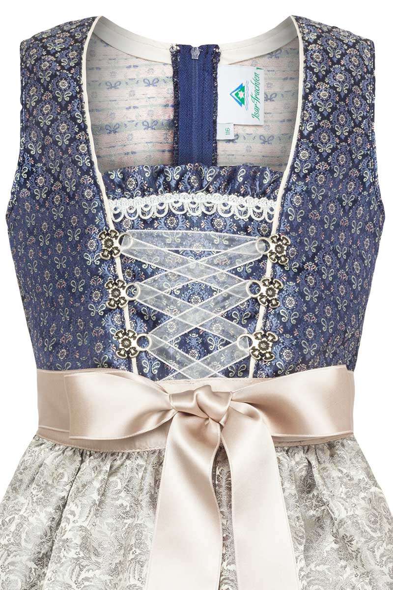 Kinderdirndl marineblau Bild 2