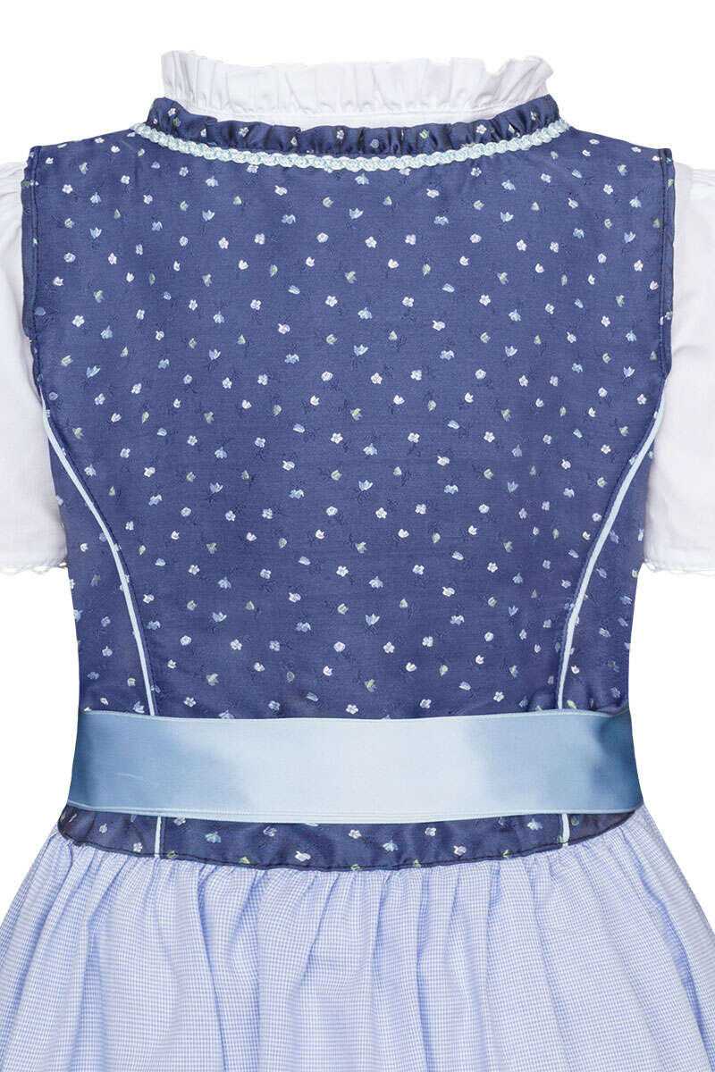 Kinderdirndl mit Bluse blau Bild 2