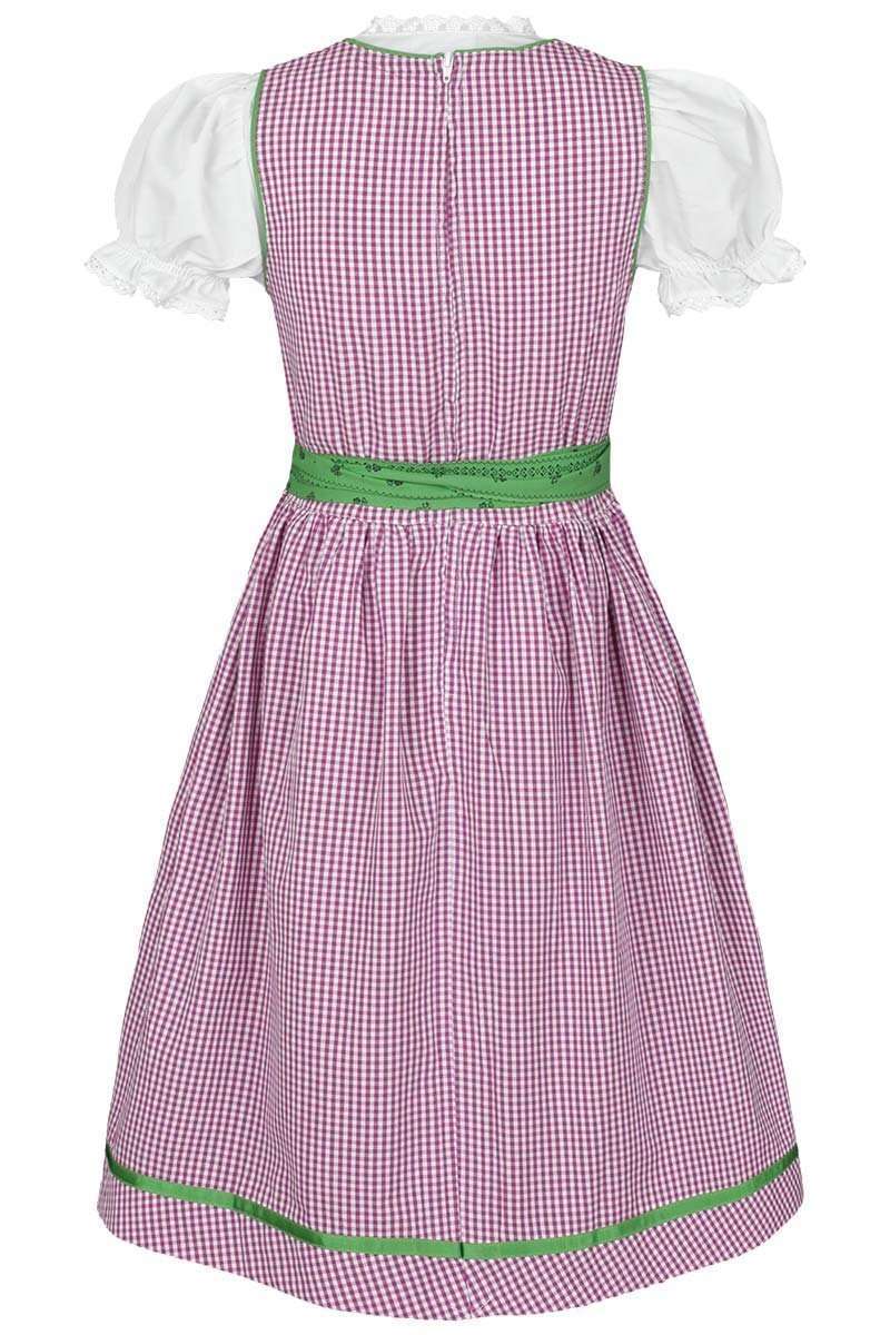 Kinderdirndl beere grn mit Bluse Bild 2