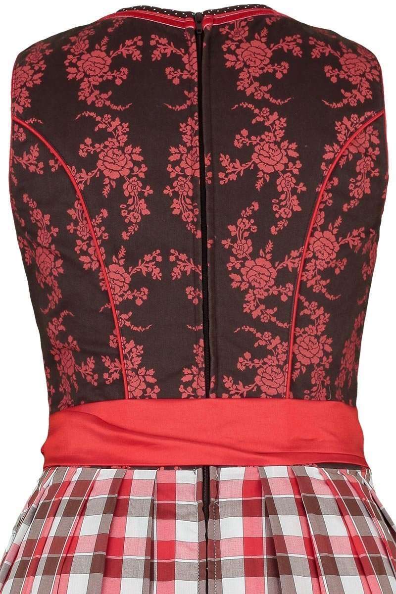 Dirndl mittel braun-rot Bild 2