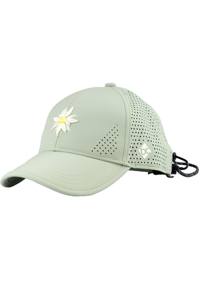 Unisex Cap mit Edelwei-Design fr Outdoor und Sport lindgrn