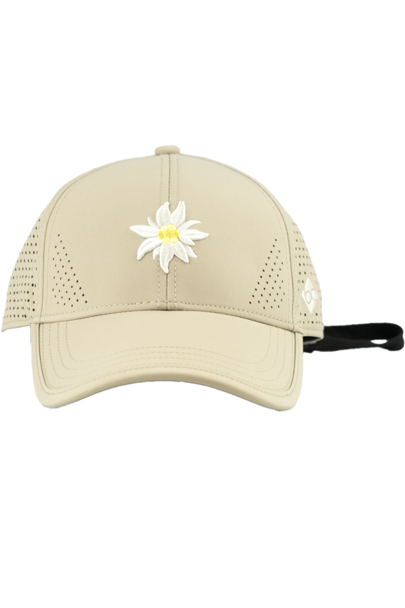 Unisex Cap mit Edelwei-Design fr Outdoor und Sport sand Bild 2