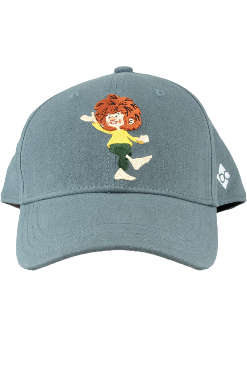 Unisex Cap 'Pumuckl tanzt' curved graublau Bild 2