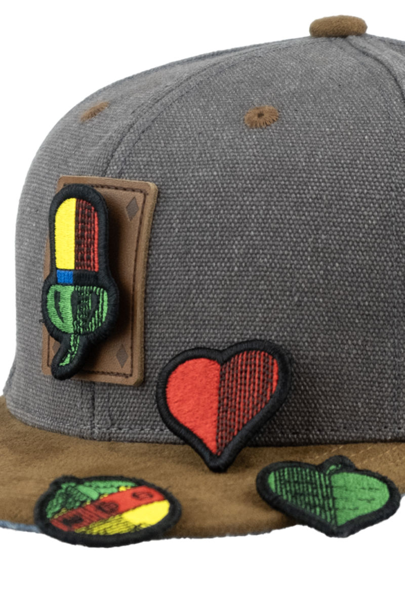 Unisex Cap mit Schafkopf-Design und austauschbaren Patches Bild 2