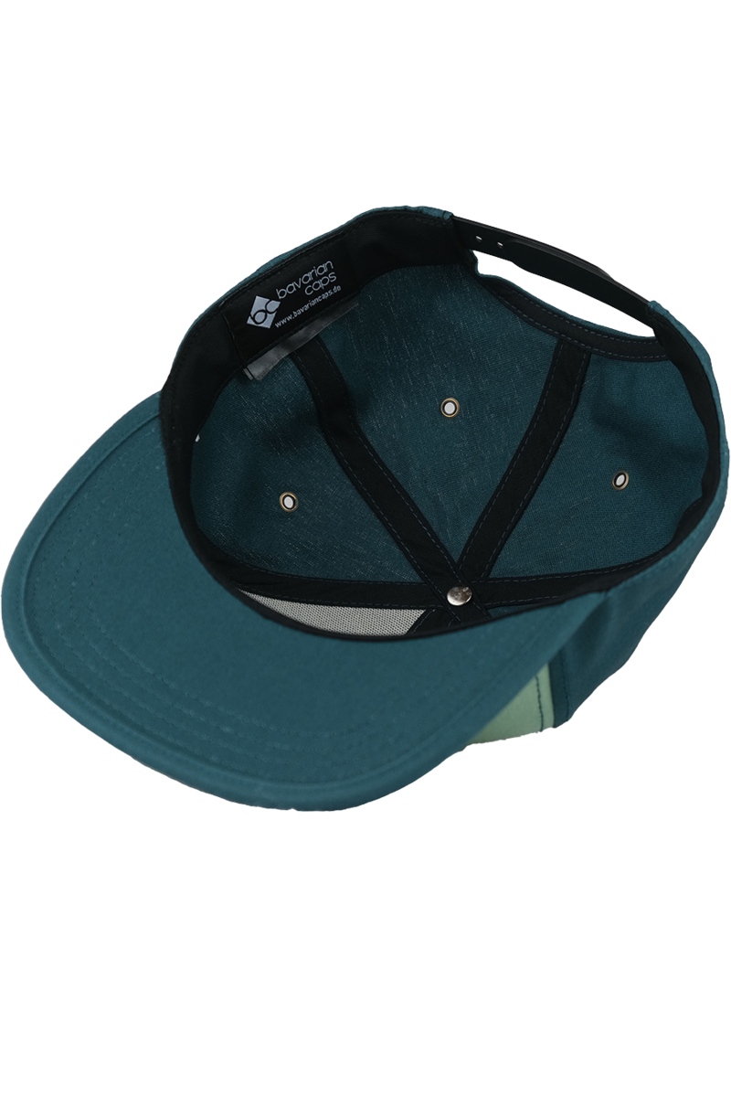Unisex Cap 'Expresslieferdienst' aus Baumwolle und Leinen dunkelgrn Bild 2