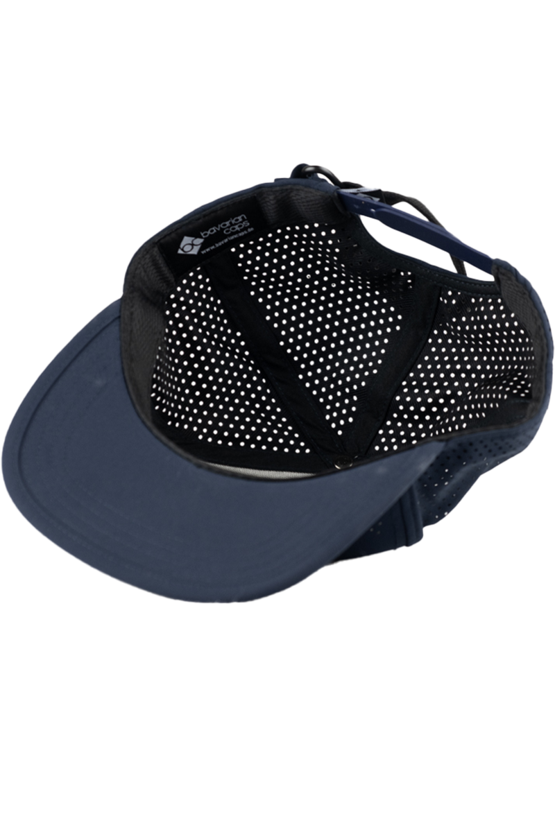 Unisex Cap mit Edelwei-Design und Sportfunktion dunkelblau Bild 2