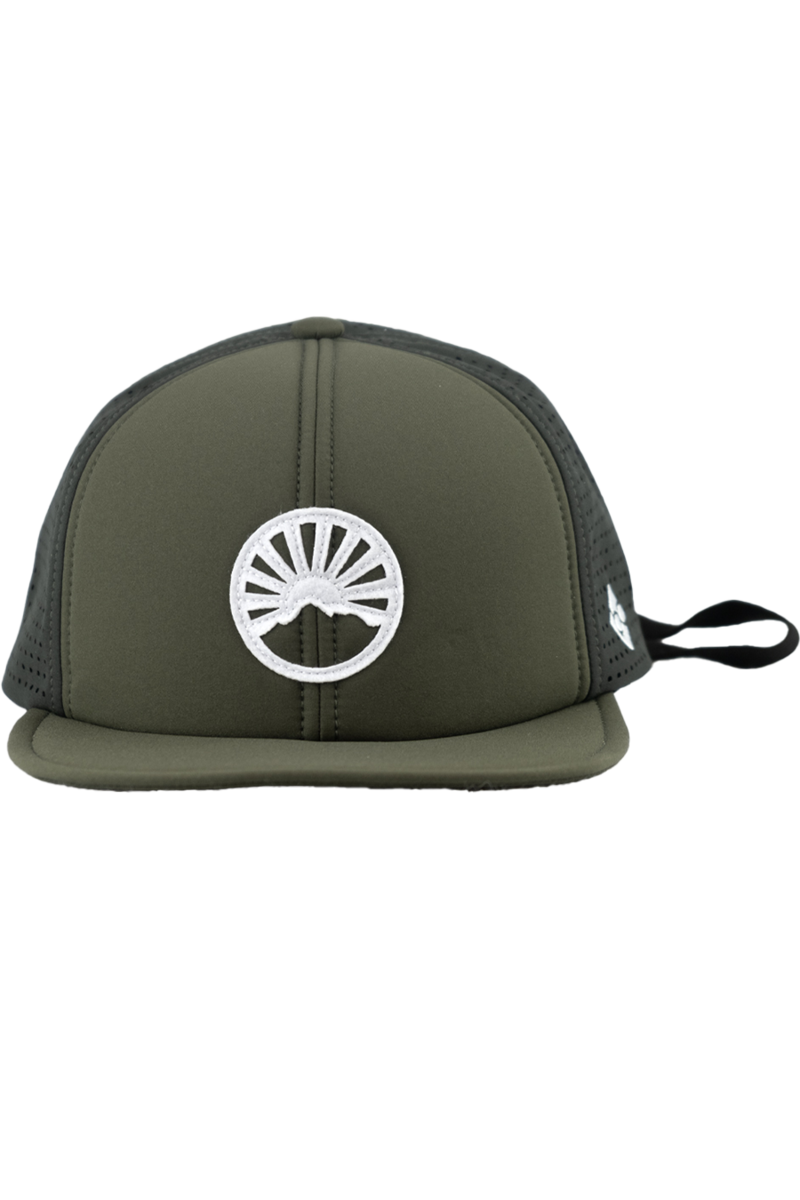 Unisex Cap mit Gipfelstrmer-Design und Quetschfunktion dunkelbraun Bild 2