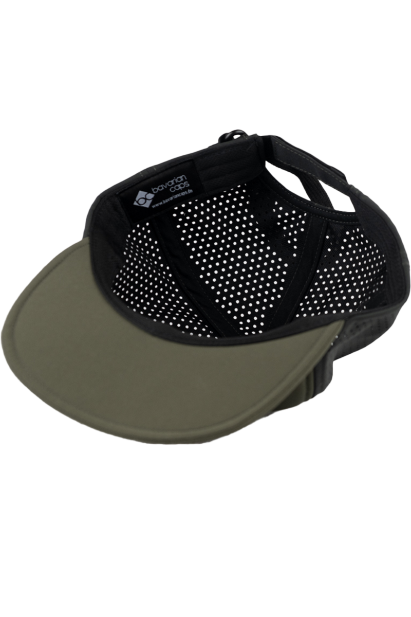 Unisex Cap mit Gipfelstrmer-Design und Quetschfunktion dunkelbraun Bild 2