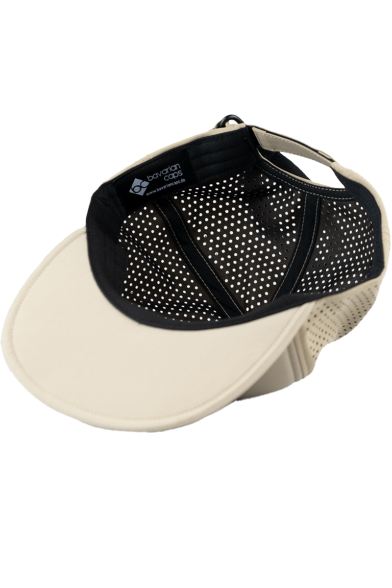 Unisex Cap mit Gipfelstrmer-Design und Quetschfunktion sand Bild 2