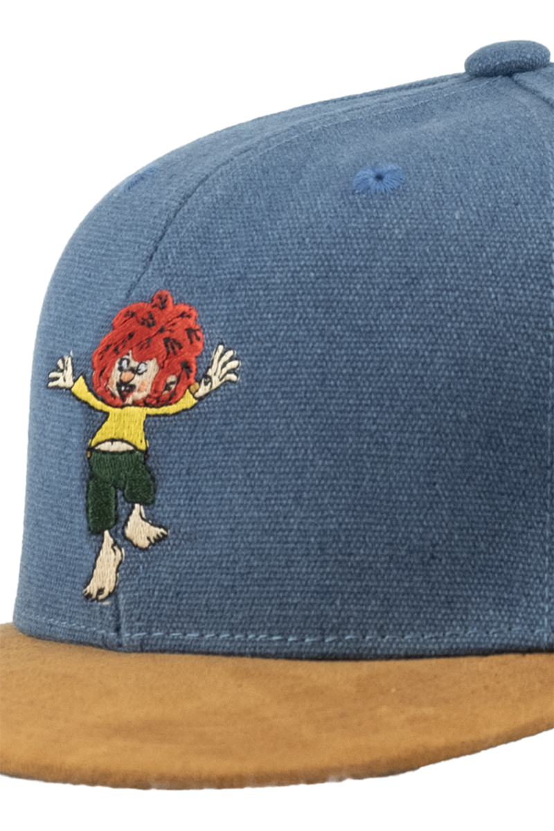 Unisex Cap 'Pumuckl tanzt' mit Baumwoll Canvas dunkelblau Bild 2