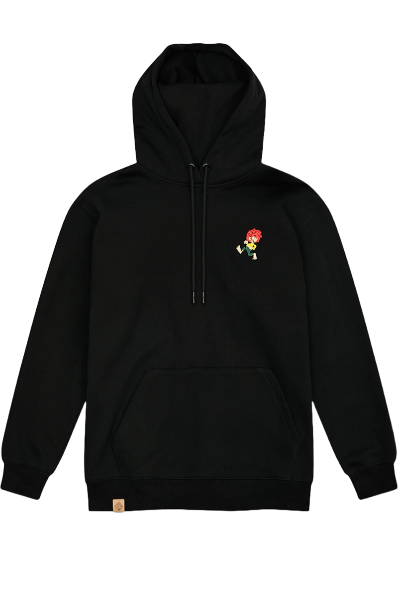 Herren Hoodie Pumuckl 'Grantig by nature' schwarz