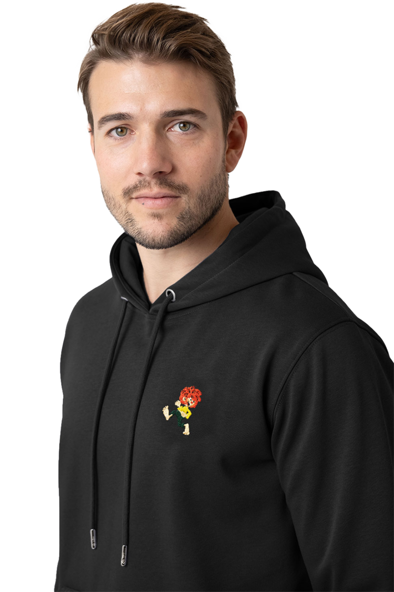 Herren Hoodie Pumuckl 'Grantig by nature' schwarz Bild 2