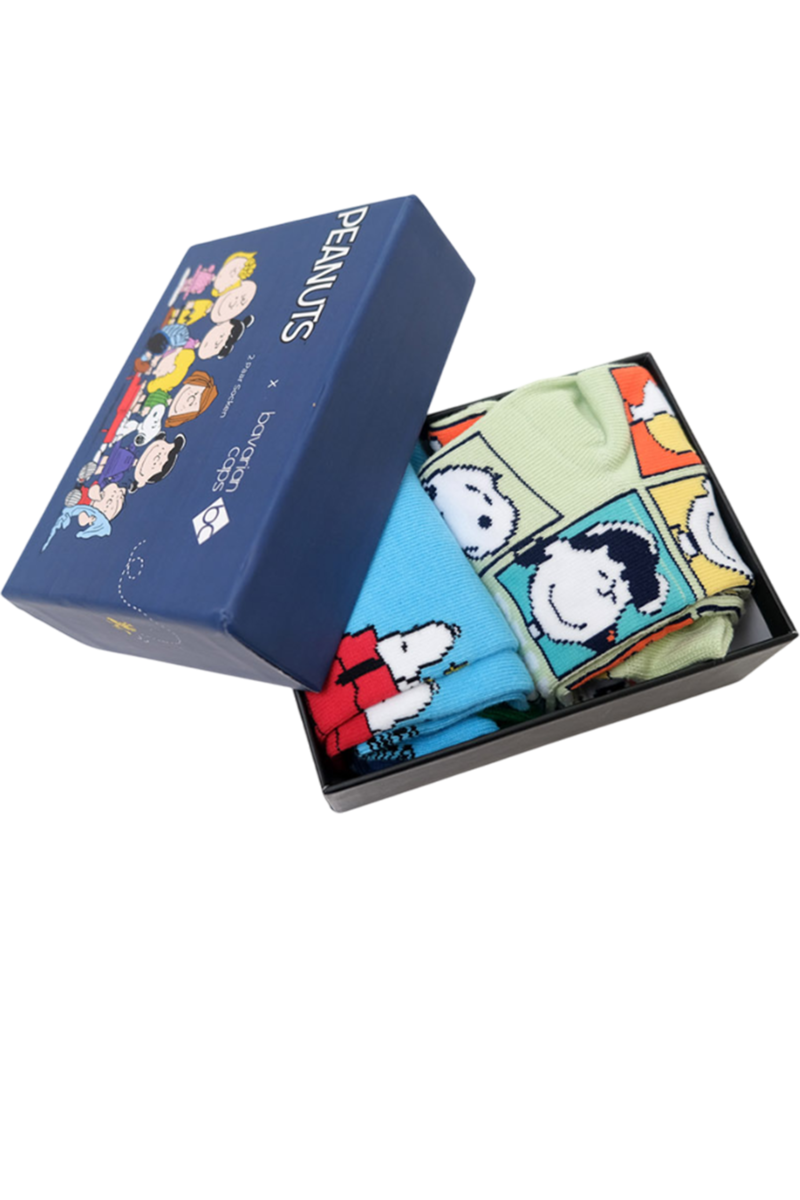 Sockenbox 'Peanuts' 2 Paar bunt Bild 2