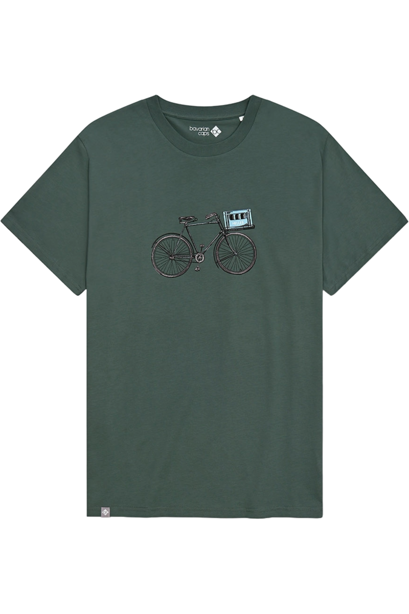 Herren T-Shirt 'Expresslieferdienst' dunkelgrn