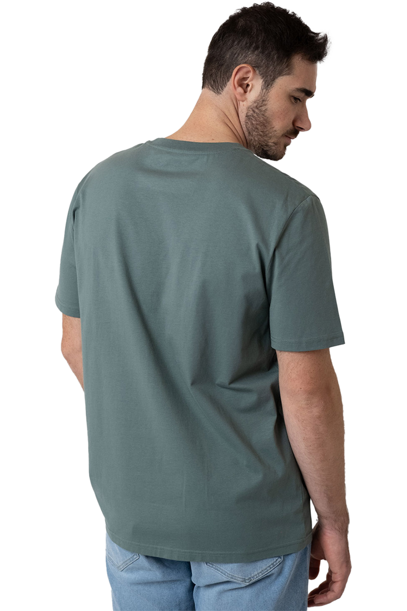 Herren T-Shirt 'Expresslieferdienst' dunkelgrn Bild 2