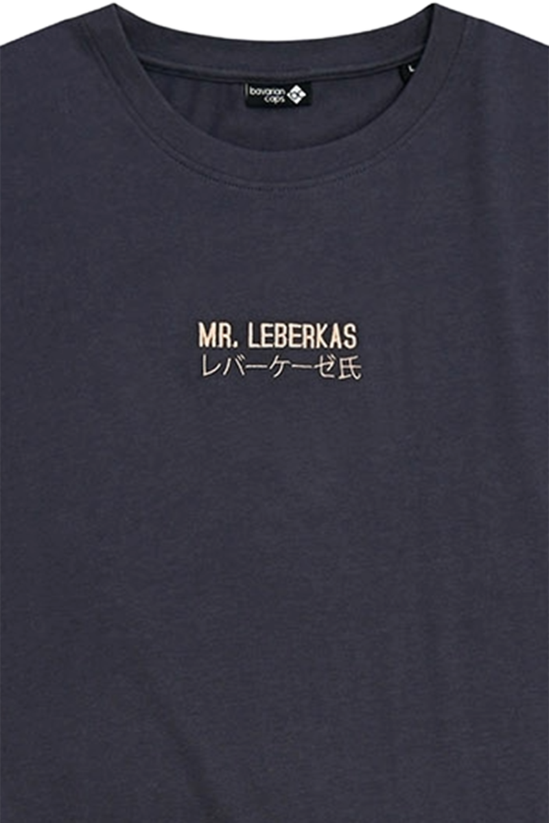 Herren T-Shirt 'Mr. Leberkas' anthrazit Bild 2