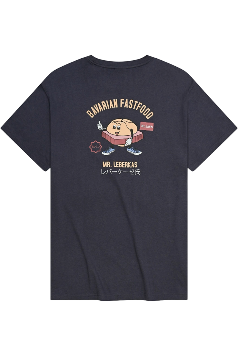 Herren T-Shirt 'Mr. Leberkas' anthrazit Bild 2