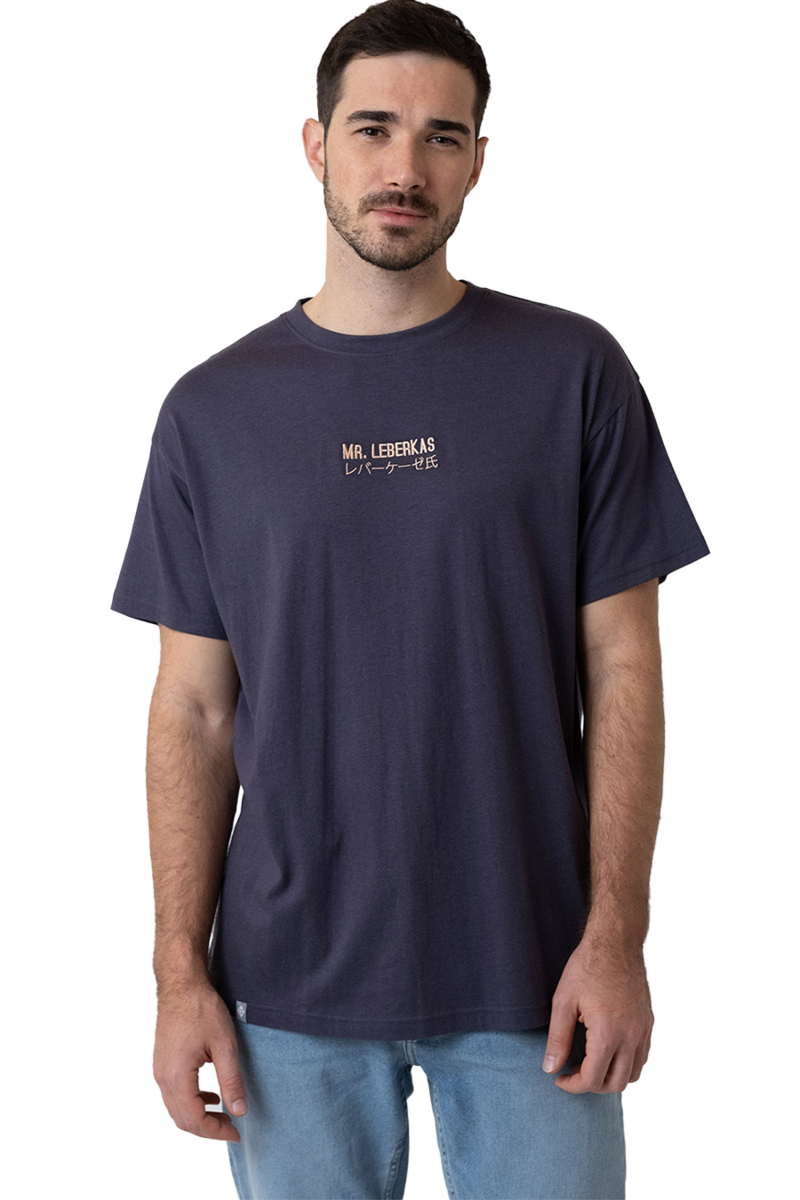 Herren T-Shirt 'Mr. Leberkas' anthrazit Bild 2