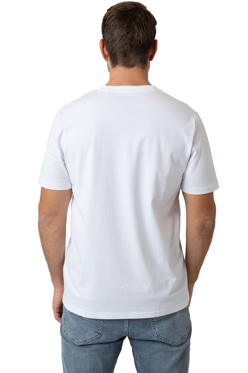 Herren T-Shirt mit Dackel 'Monsieur Waldi' wei Bild 2