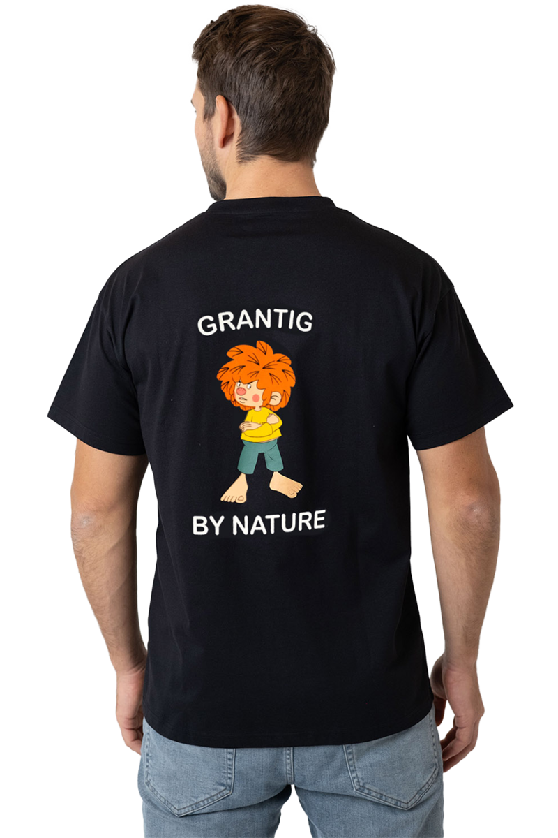 T-Shirt mit Pumuckl 'Grantig by nature' schwarz Bild 2